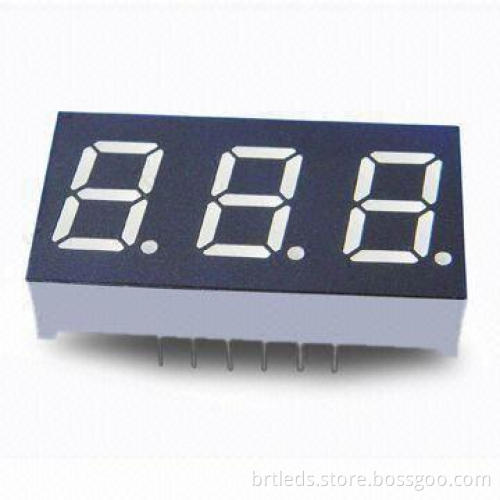 0.36-inch Triple-digit Numeric Display, 470nm Wavelength